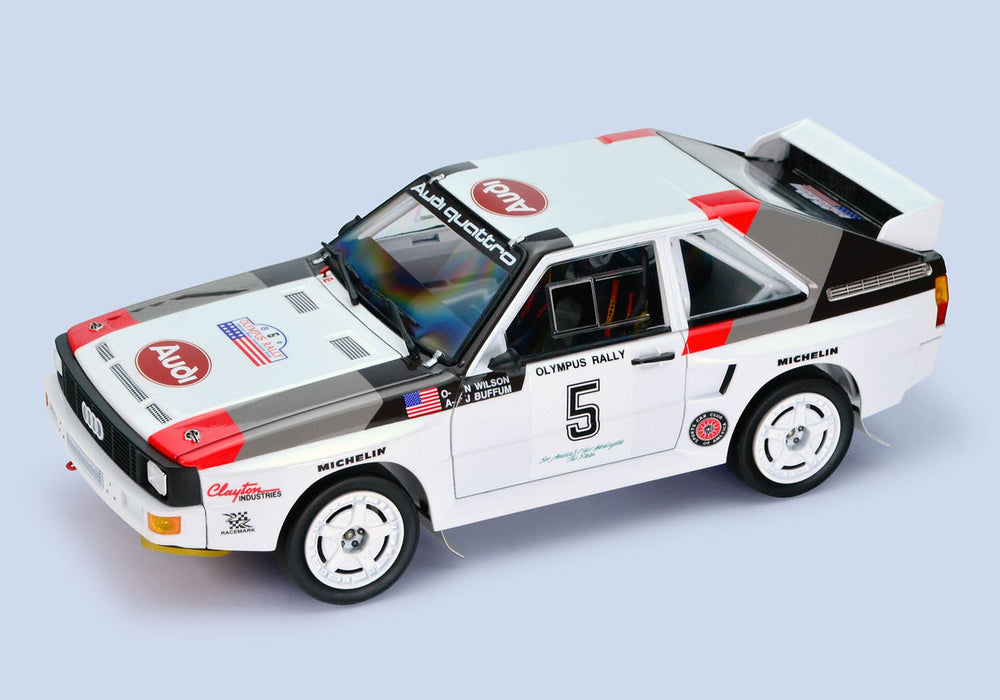 Platz Models 24023 1/24 Audi Sport Quattro S1 1986 US Olympus Rally Race Car Kit