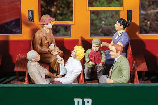 POLA 331502 G Gauge Seated Passengers Figures Set 1 6 Pack