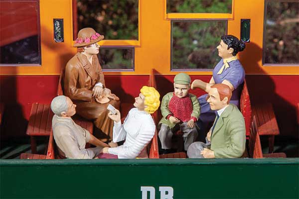 POLA 331502 G Gauge Seated Passengers Figures Set 1 6 Pack