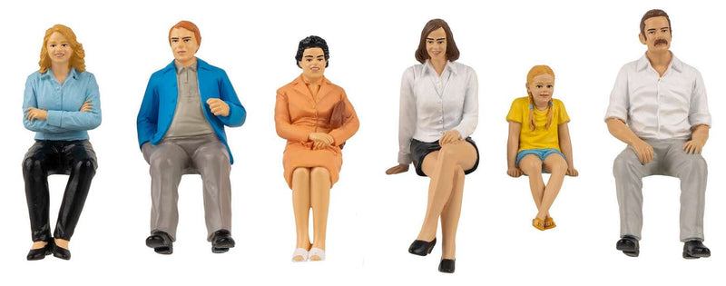 POLA 331508 G Gauge Seated Group of Figures 6 Pack