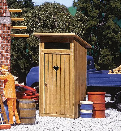 POLA 333215 G Gauge Wood Outhouse