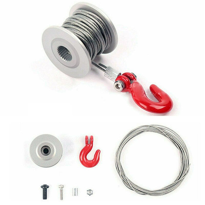 Powerhobby PH1000 Servo Winch Spool with Cable and Hook