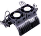 Powerhobby 1289 Black Cooling Fans and Heat Sink for 1/8 Motors