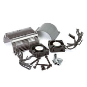 Powerhobby 1289 Gun Metal Heat Sink with Twin Turbo High Speed Cooling Fans for 1/8 Motors