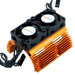 Powerhobby 1289 Orange Cooling Fans and Heat Sink for 1/8 Motors