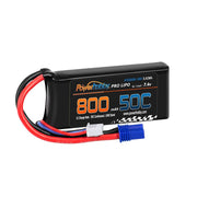 Powerhobby 2S 7.4V 800mAh 50C LiPo Battery for Mini-B, Mini-T 2.0, JRX2