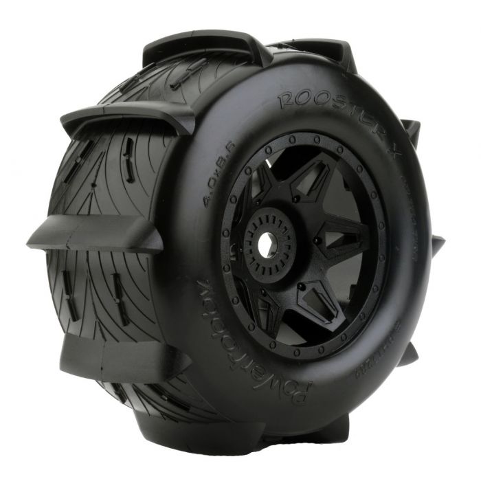 Powerhobby 3289 Rooster X Belted Paddle Tires for X-Maxx 1 Pair