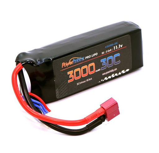 Powerhobby 3S 11.1V 3000mAh 30C Lipo Battery Pack with Deans Plug
