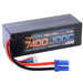 Powerhobby 4S 14.8V 7400mAh 100C Lipo Battery Pack with EC5 Plug