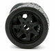 Powerhobby 5101 1/8 Gripper 42/100 Belted Tires on Black 17mm Wheels 1 Pair