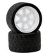 Powerhobby 5102 1/8 Gripper 54/100 Belted Tires on White 17mm Wheels 1 Pair