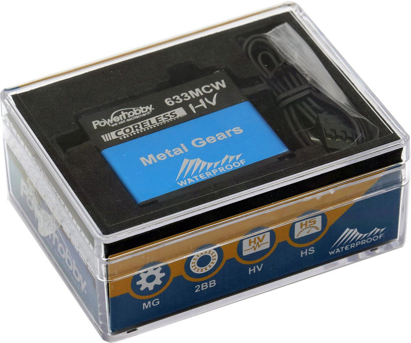 Powerhobby 633MCW HV Waterproof Coreless Steel Gear Servo
