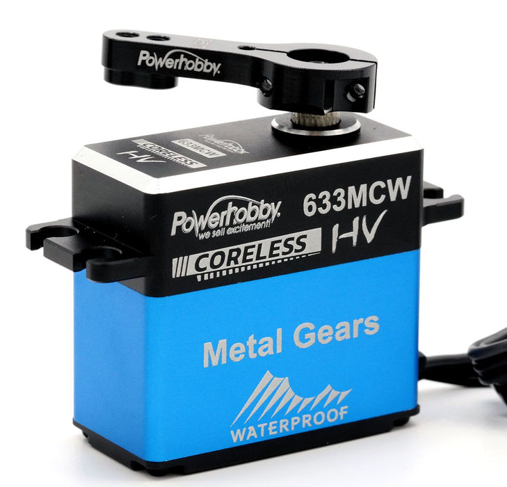 Powerhobby 633MCW HV Waterproof Coreless Steel Gear Servo