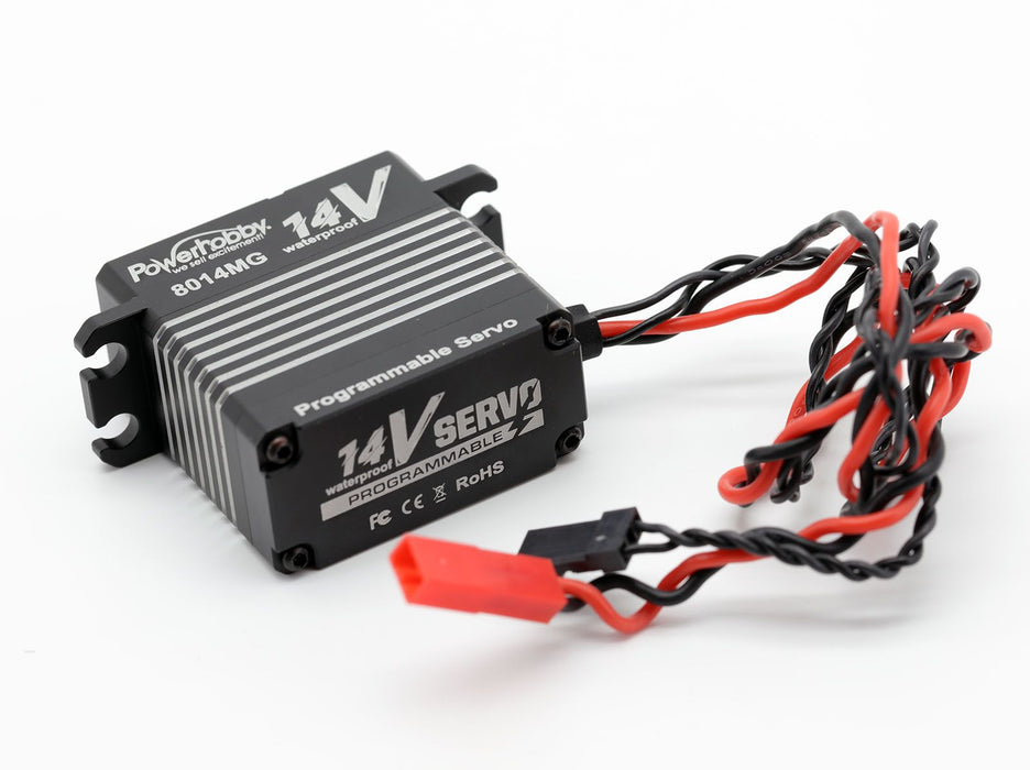 Powerhobby 8014MG Waterproof Brushless High Torque High Voltage 3S Programmable Servo