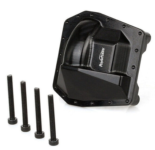 Powerhobby Black Aluminum Differential Cover for SCX6