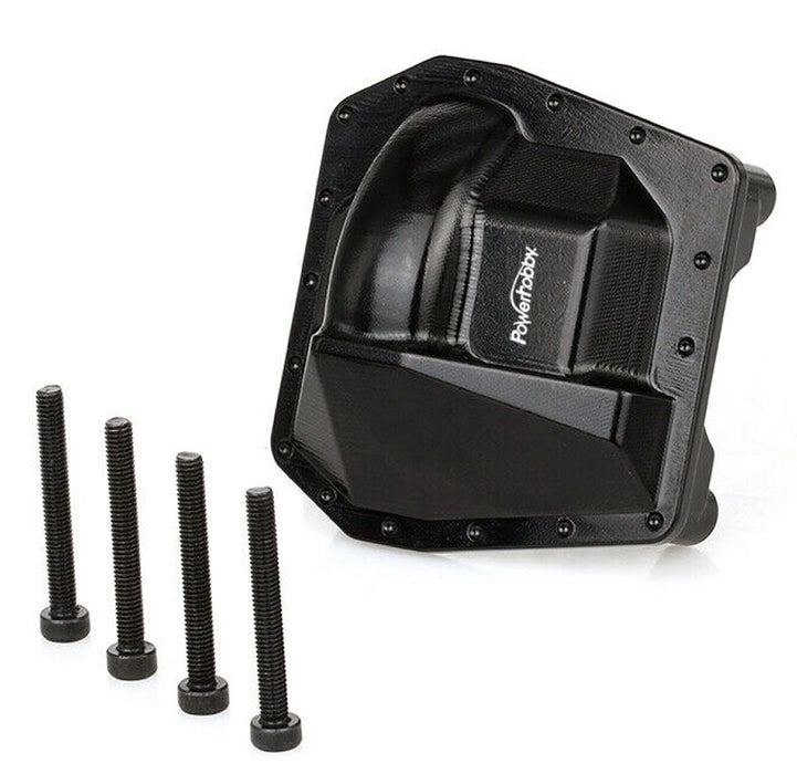 Powerhobby Black Aluminum Differential Cover for SCX6