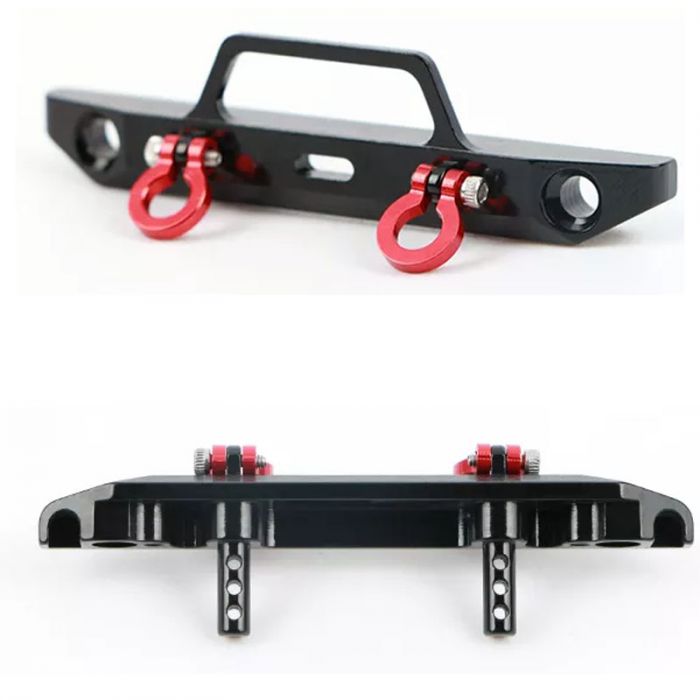 Powerhobby BSCX24117 Aluminum Front Bumper with Tow Hooks for SCX24