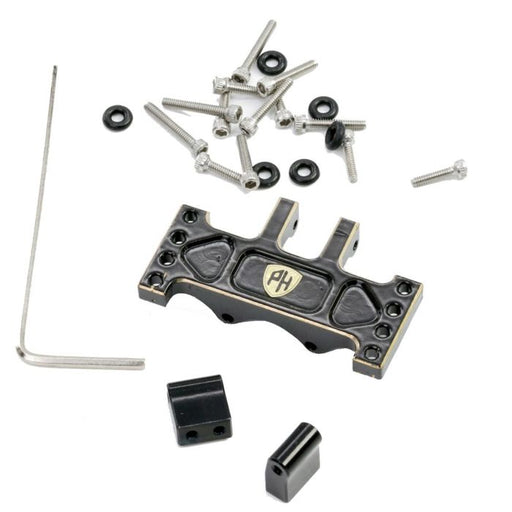 Powerhobby CX24128 SCX24 Brass Adjustable Servo Mount for Reefs or Emaxx