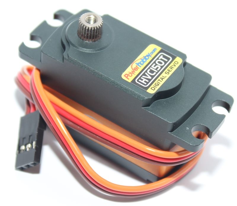 Powerhobby DHVC150T High Torque HV Digital Titanium Gear Low Profile Servo