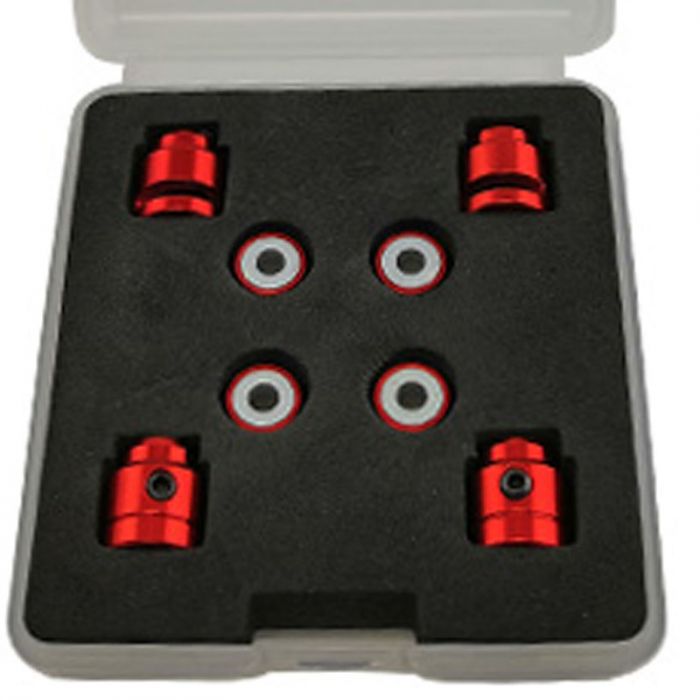 Powerhobby PH2001 1/10 Red Crosshair Magnetic Body Mounting Kit for On-Road Car