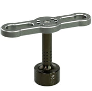 Powerhobby PHBPHT028 24mm Aluminum T-Handle Hex Wheel Wrench Tool