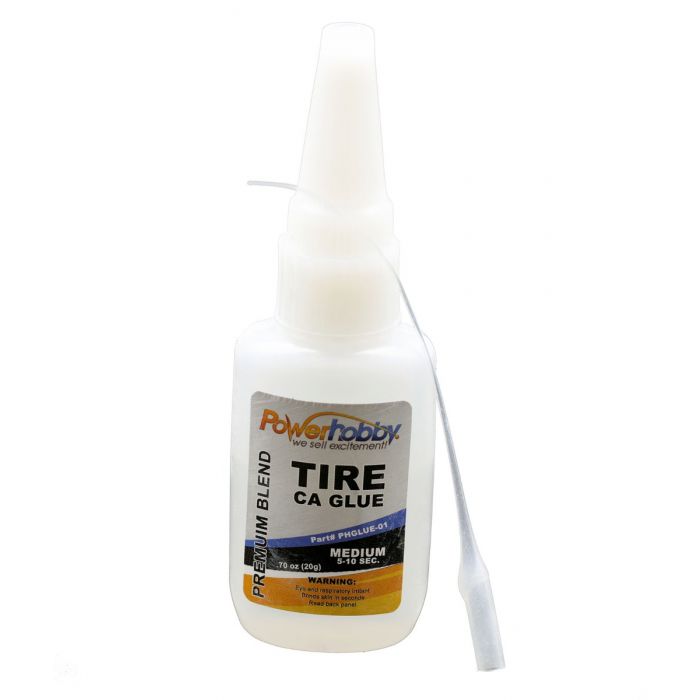 Powerhobby PHGlue-01 Premium Blend CA Tire Glue with Medium Tip .75oz