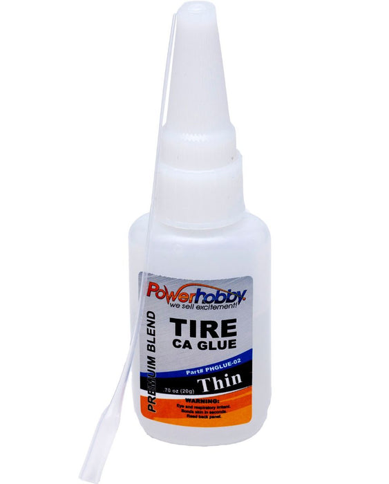 Powerhobby PHGlue-03 Premium Blend CA Tire Glue with Thin Tip .75oz