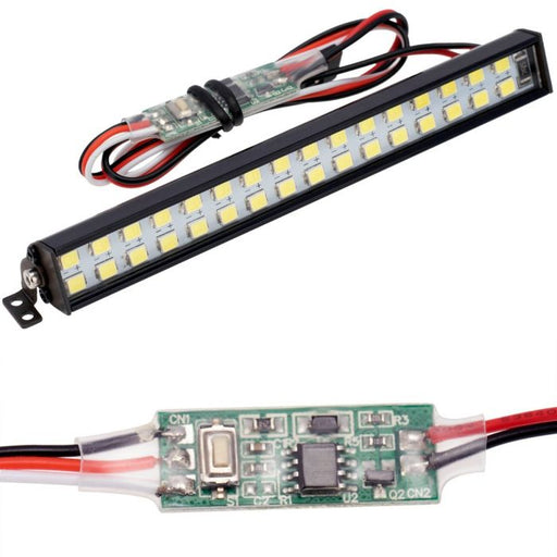 Powerhobby PHLight-011 102mm Double Row 32 LED Lightbar with Controller