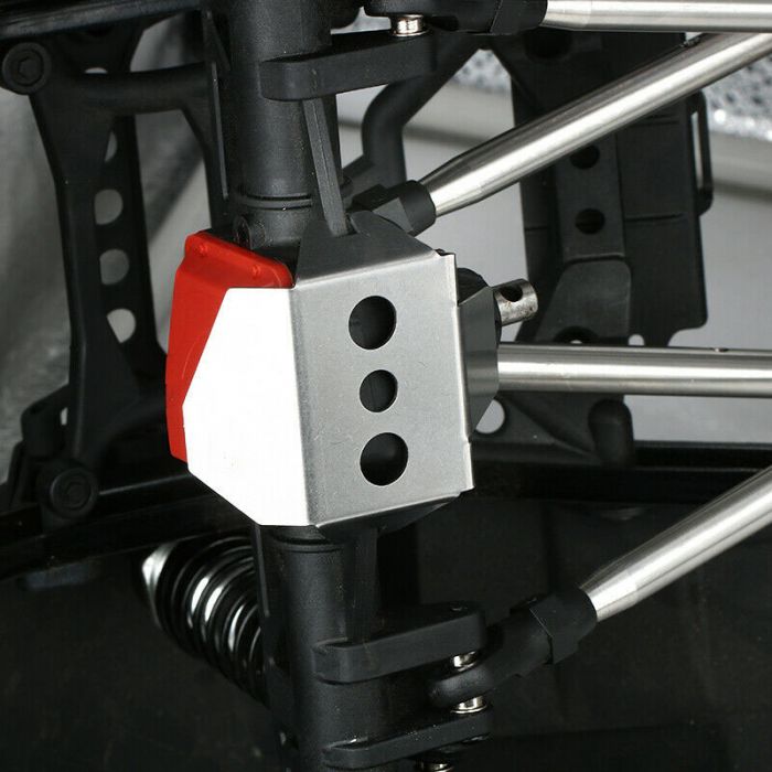 Powerhobby PHSCX6-06 Stainless Steel Front or Rear Axle Guard Protector for SCX6