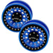 Powerhobby PHSCX601-Blue x2 Blue Aluminum 2.9" Beadlock Wheels for SCX6 Set of 4