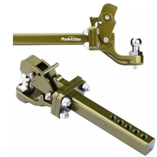 Powerhobby PHSCX621-Titanium Aluminum Tow Hook Trailer Hitch for SCX6