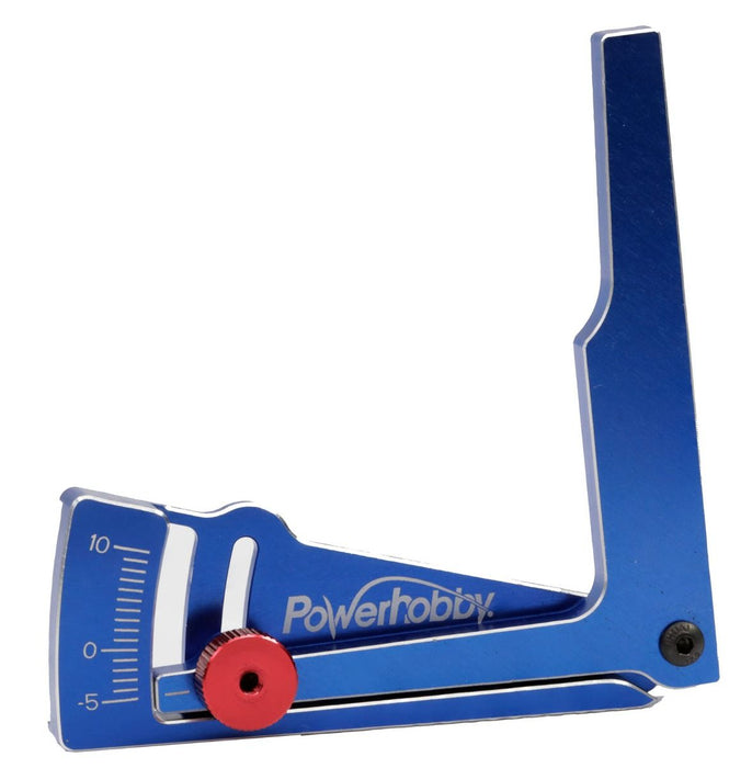 Powerhobby PHT012 Blue Aluminum 85mm Camber Gauge for On-Road Car