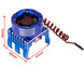 Powerhobby PHT1299 Blue Aluminum High Speed Cooling Fan with Heatsink and LEDs for 1/8 Motors