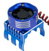 Powerhobby PHT1299 Blue Aluminum High Speed Cooling Fan with Heatsink and LEDs for 1/8 Motors