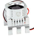 Powerhobby PHT1299 Silver Aluminum High Speed Cooling Fan with Heatsink and LEDs for 1/8 Motors