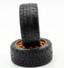 Powerhobby PHT2401-MC 1/8 Beast Belted (Medium Compound) Tires on Brown 17mm Hex Wheels