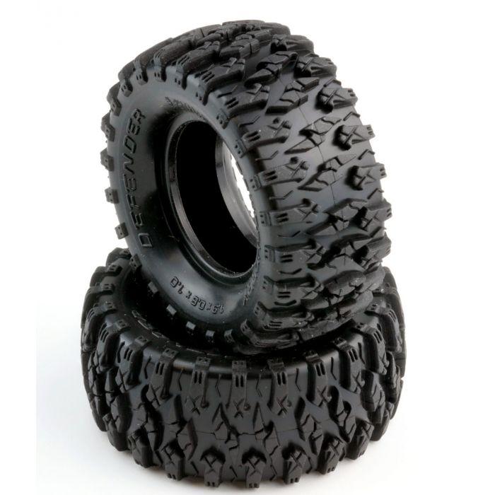Powerhobby PHT3202 Defender 1.0" Rock Crawler Tires (2 Pack)