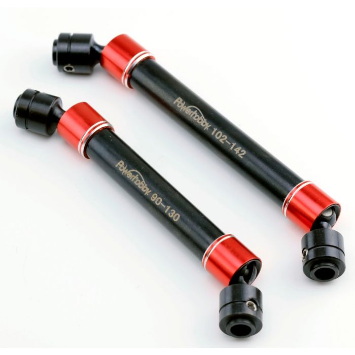 Powerhobby PHTRX402 Steel Front and Rear Center Driveshafts for Long WB TRX-4