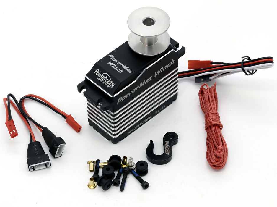 Powerhobby POWERMAX WINCH 1/5th High Torque / Speed Brushless 3S 4S Servo