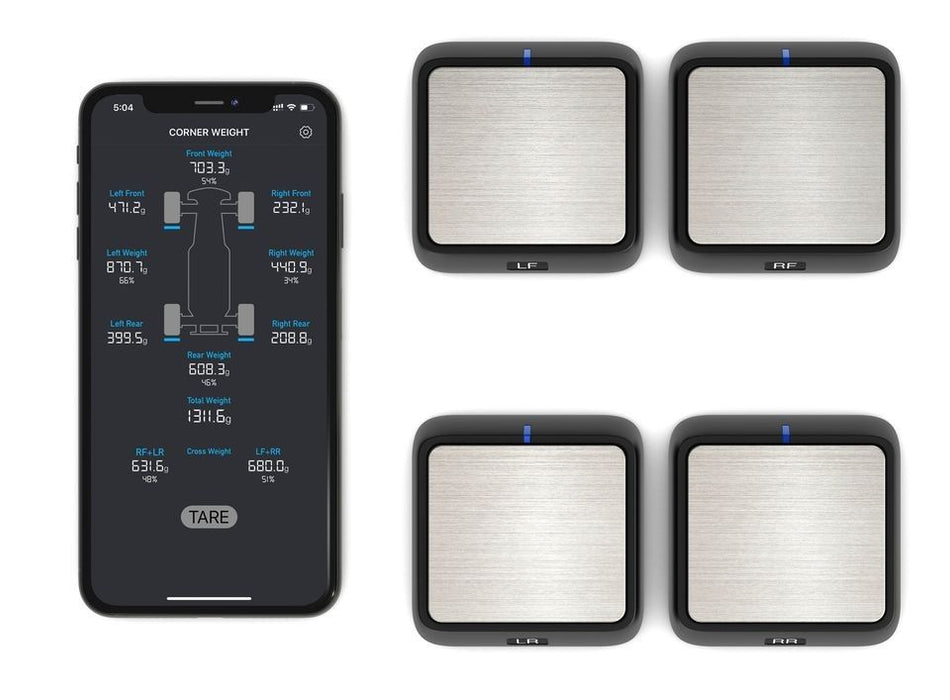 Powerhobby SCWS2000 Bluetooth Corner Weight Scale System
