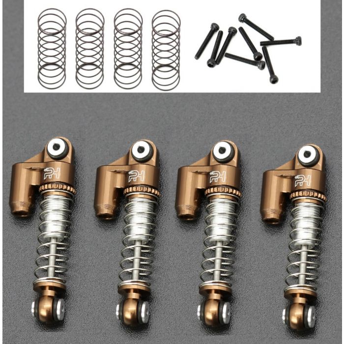 Powerhobby SCX2401 Copper Front and Rear Aluminum Threaded Micro Shocks for SCX24