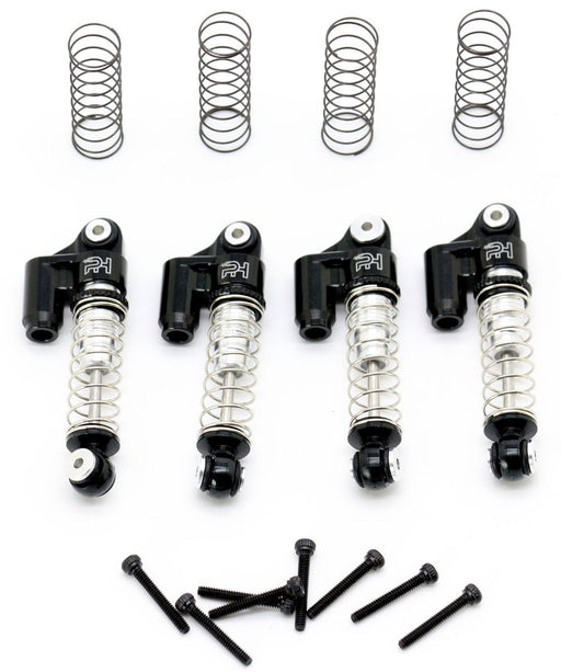 Powerhobby SCX2401 Black Front and Rear Aluminum Threaded Micro Shocks for SCX24