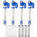 Powerhobby SCX24021 Blue Long Travel Aluminum Threaded 48mm Shocks for SCX24