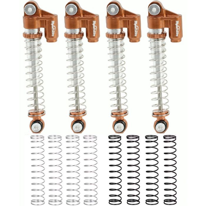 Powerhobby SCX24021 Bronze Long Travel Aluminum Threaded 48mm Shocks for SCX24