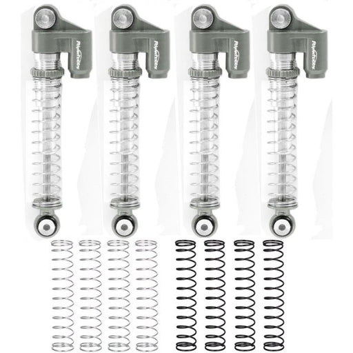 Powerhobby SCX24021 Grey Long Travel Aluminum Threaded 48mm Shocks for SCX24