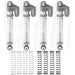 Powerhobby SCX24021 Grey Long Travel Aluminum Threaded 48mm Shocks for SCX24
