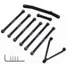 Powerhobby SCX24115 Black Aluminum 133.7mm Link Set for SCX24 C10 Chevy or JLU