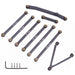 Powerhobby SCX24115 Gray Aluminum 133.7mm Link Set for SCX24 C10 Chevy or JLU
