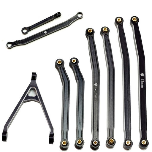 Powerhobby SCX24130 SCX24 Jeep Gladiator Black Aluminum High Clearance Chassis Links