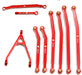 Powerhobby SCX24130 SCX24 Jeep Gladiator Red Aluminum High Clearance Chassis Links